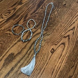 Necklace and bracelets
